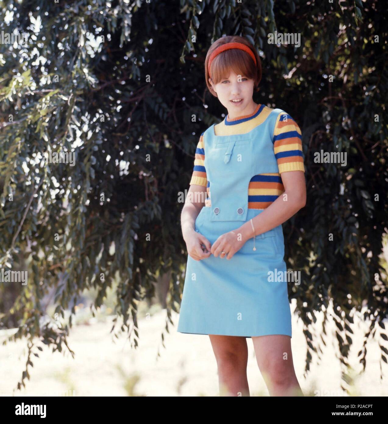 La cantante y actriz Española Karina en sus inicios Como cantante. Stockfoto