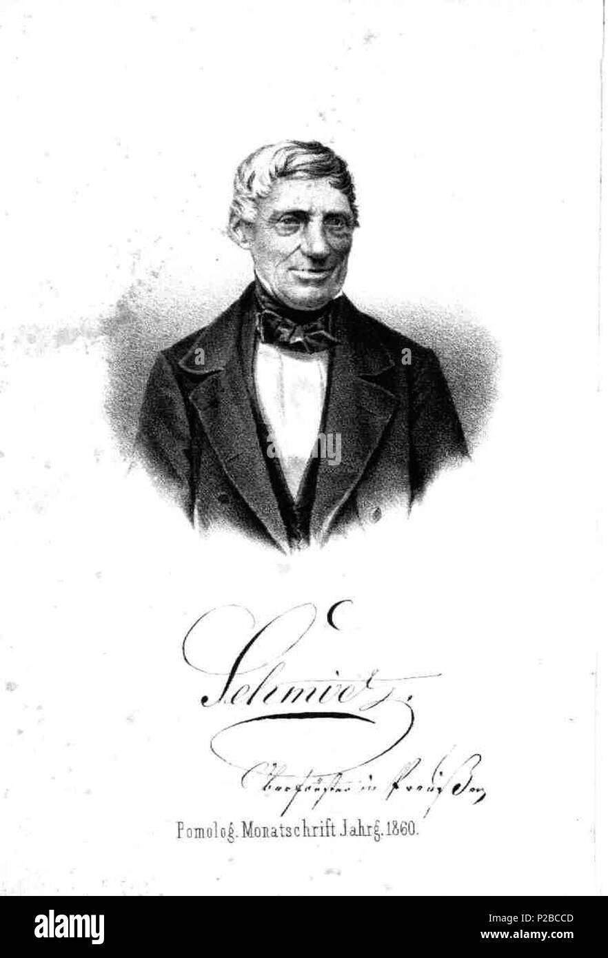 230 Pom. Mon Hefte 1860 Porträt Schmidt Stockfoto
