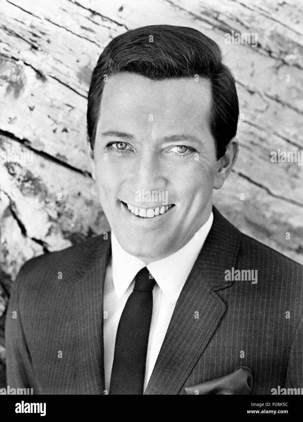 El cantante Andy Williams. Stockfoto