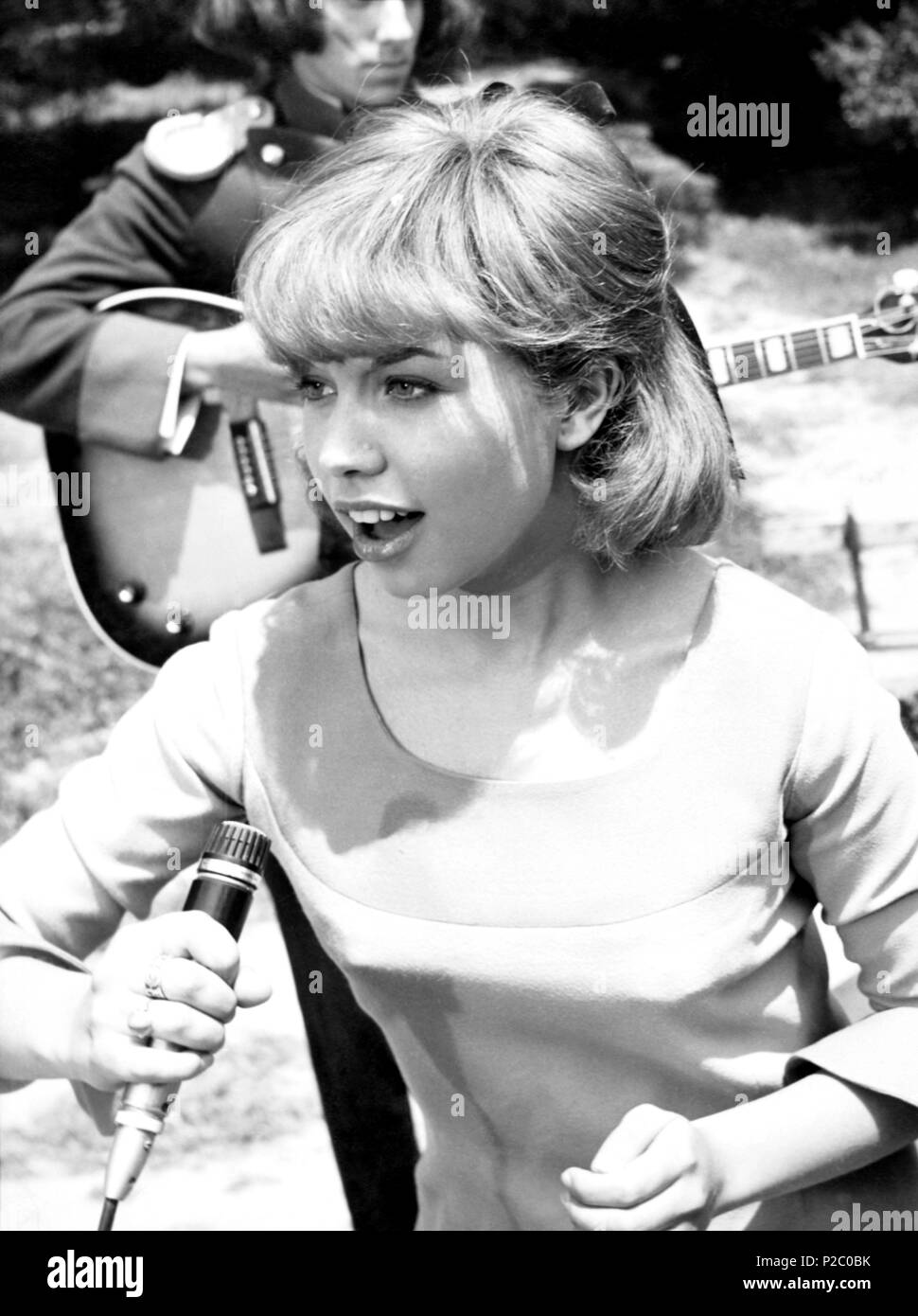 La cantante Karina (María Isabel Llaudés). Stockfoto