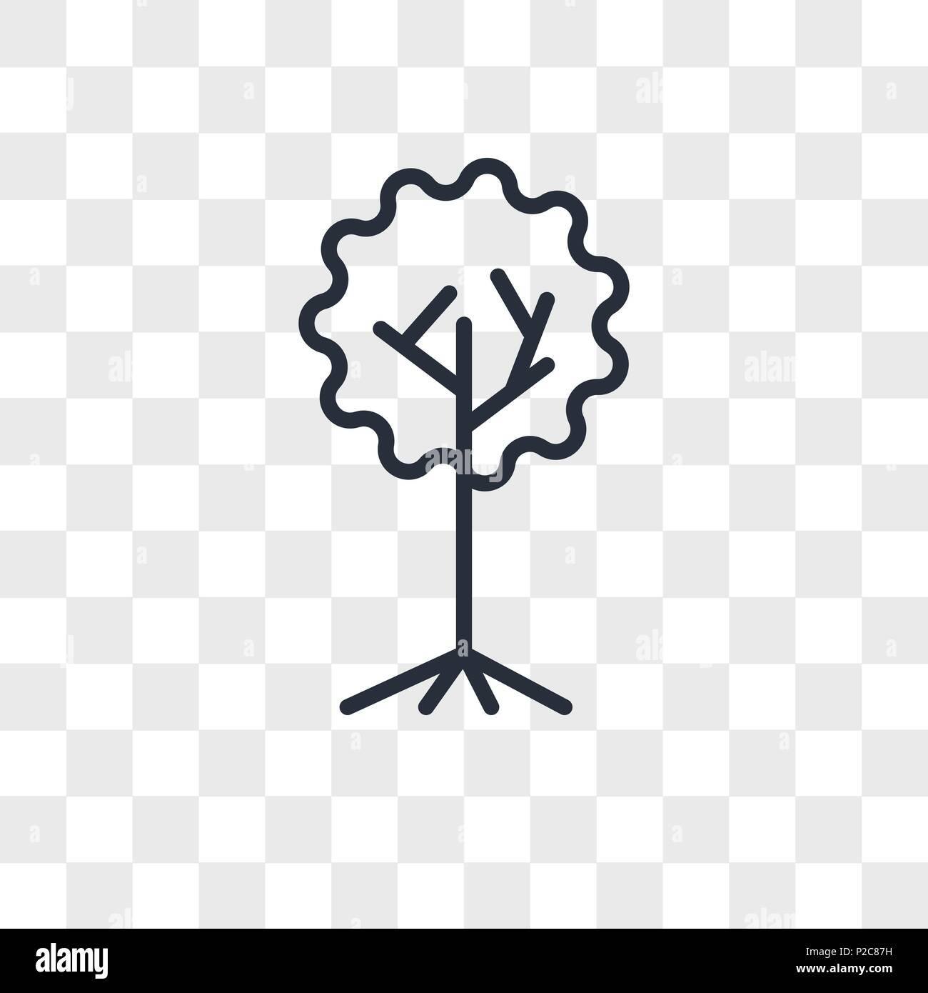 Baum Des Lebens Vektor Icon Auf Transparentem Hintergrund Isoliert Baum Des Lebens Logo Konzept Stock Vektorgrafik Alamy