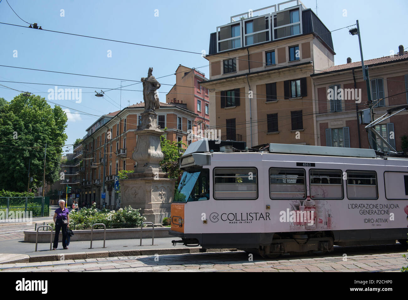 Milano. Street Scene. Italien. Stockfoto