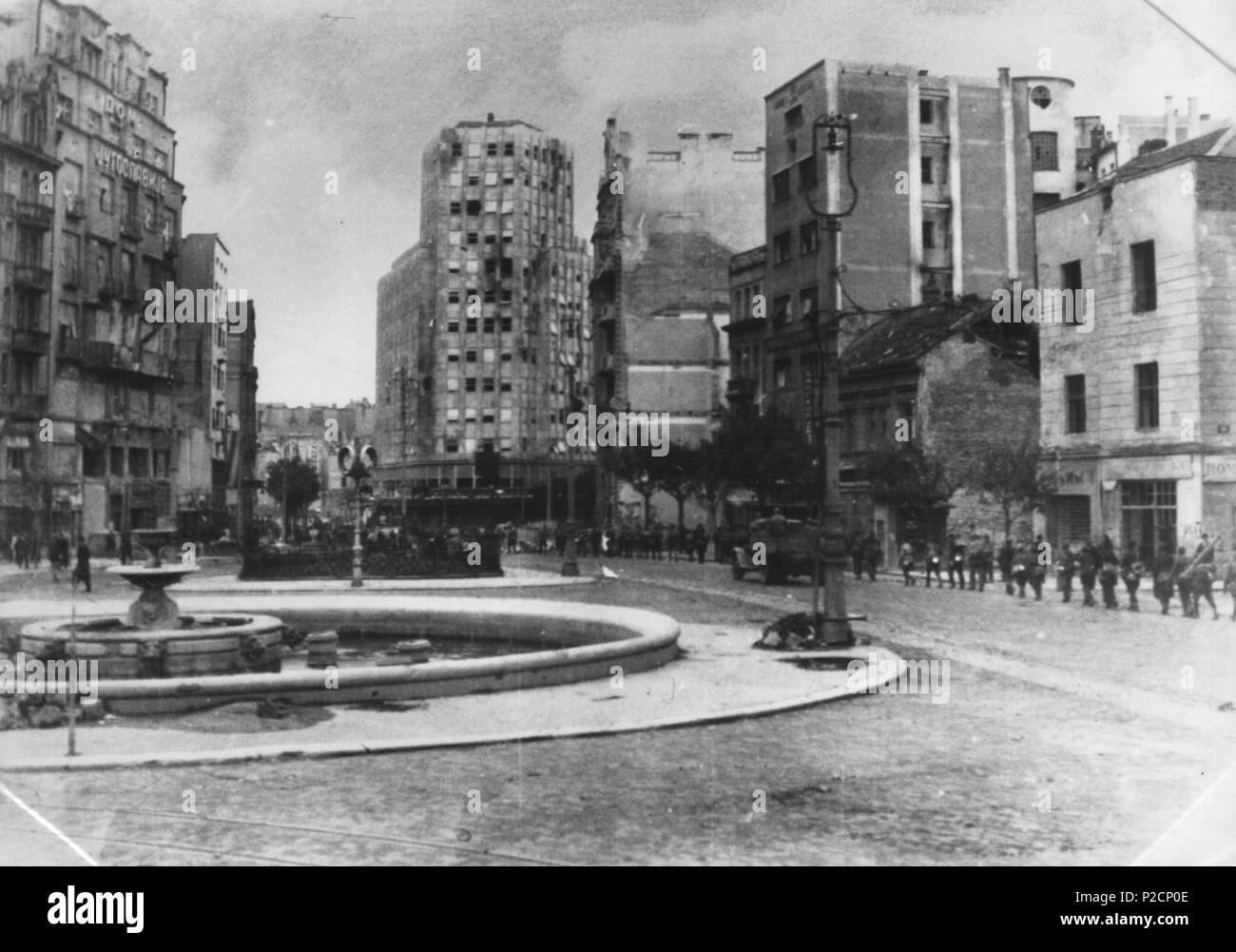 . Srpskohrvatski /??????????????: Borbe u Beogradu oktobra 1944. oktobra 1944. Unbekannt 8 Borbe u Beogradu oktobra 1944 Stockfoto