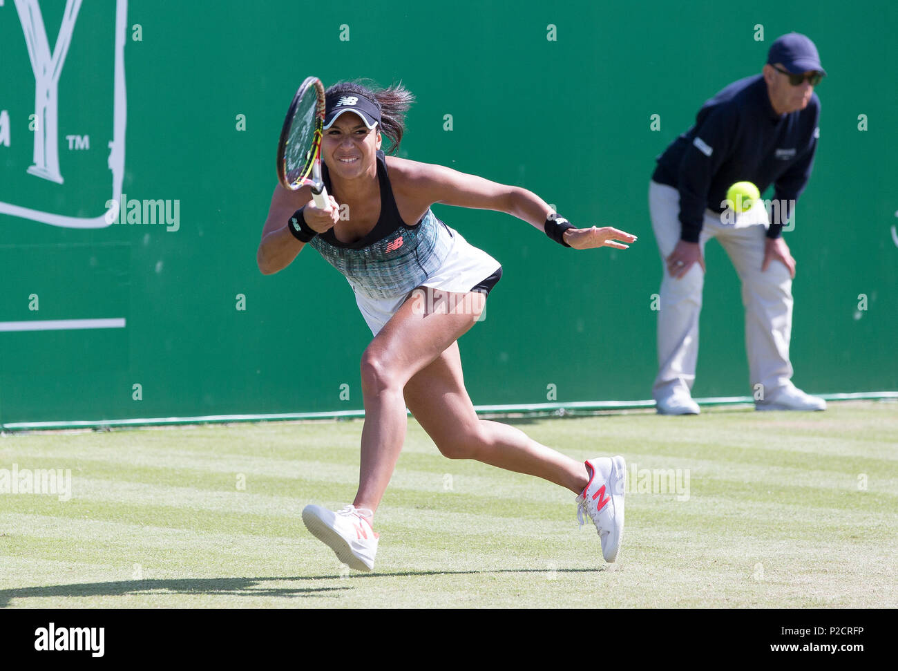 Heather Watson Tennis Player in Aktion Stockfoto