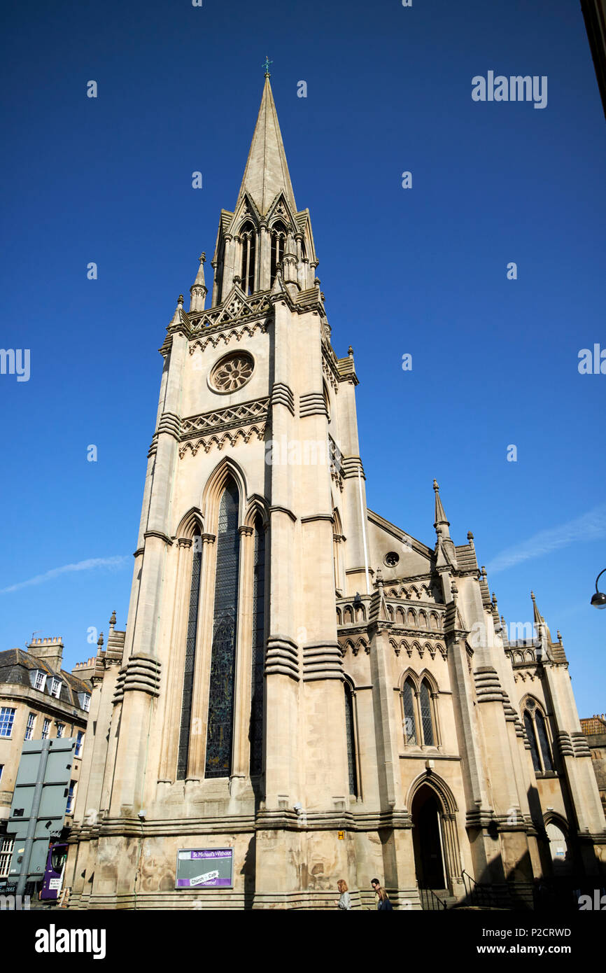 St Michaels ohne Kirche Badewanne England Großbritannien Stockfoto