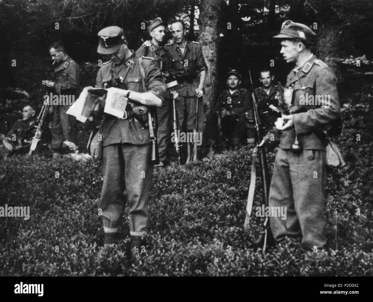 26 Italijanska Kočevskem ofenzivi vojska v na Stockfoto