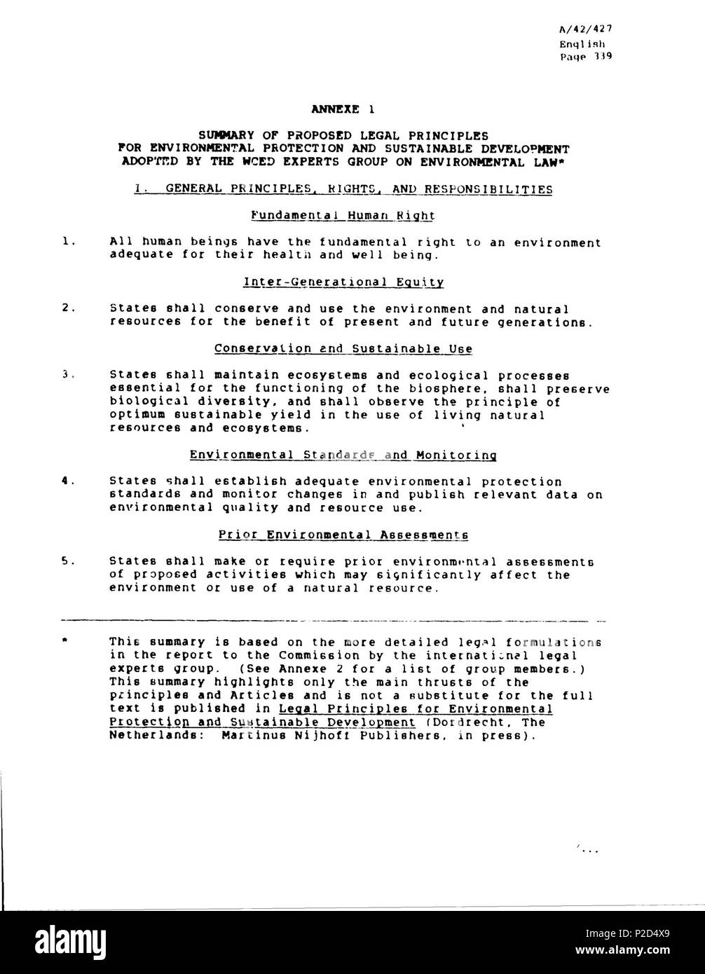 10 Brundtland En-282 Stockfoto