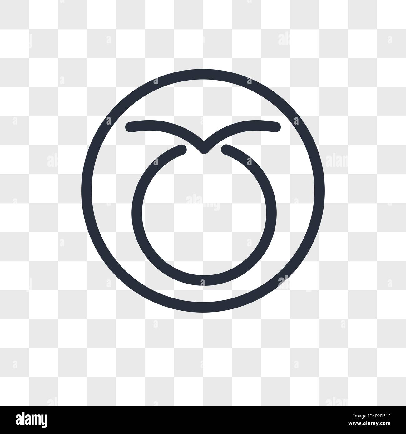 Taurus vektor Icon auf transparentem Hintergrund isoliert, Taurus logo Konzept Stock Vektor