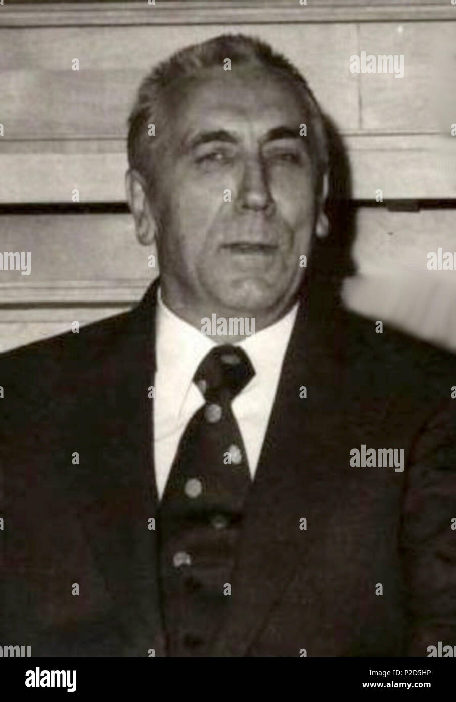 . Englisch: Portrait von Edward Gierek. 2009. Fredy. 00 (Talk) 17 Edward Gierek (fotothek.ro) Stockfoto