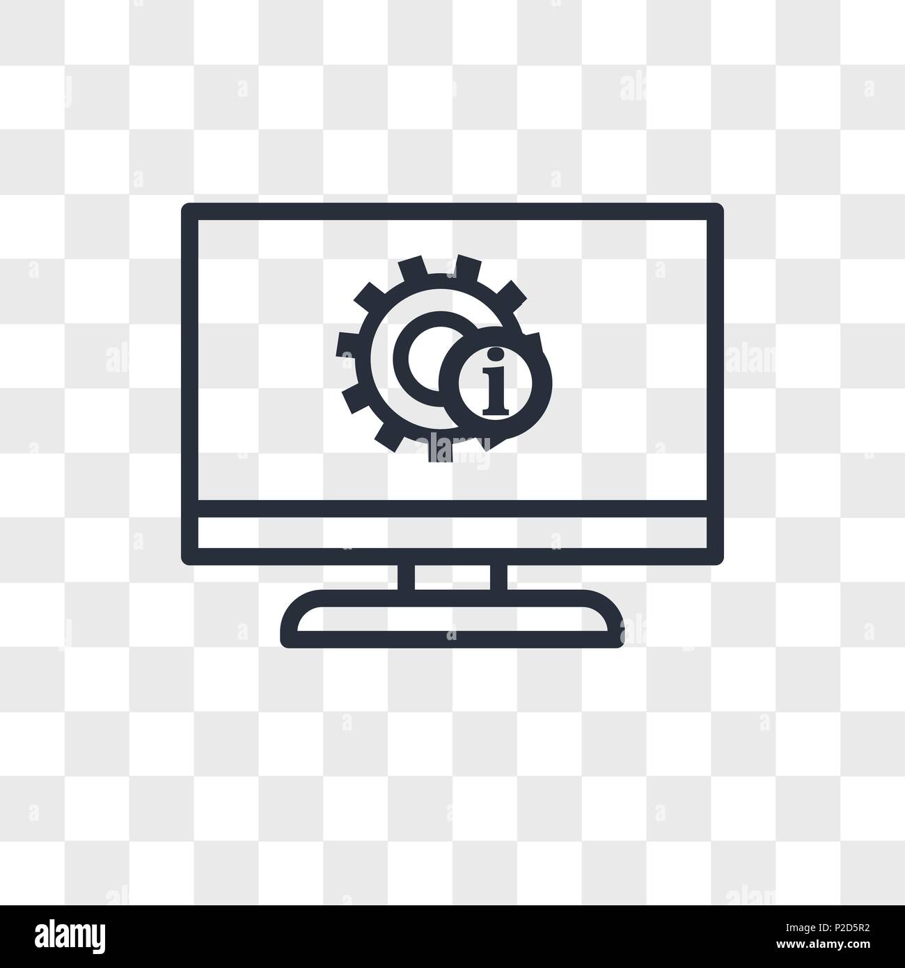 Itsm-Vektor Icon auf transparentem Hintergrund isoliert, Itsm-logo Konzept Stock Vektor