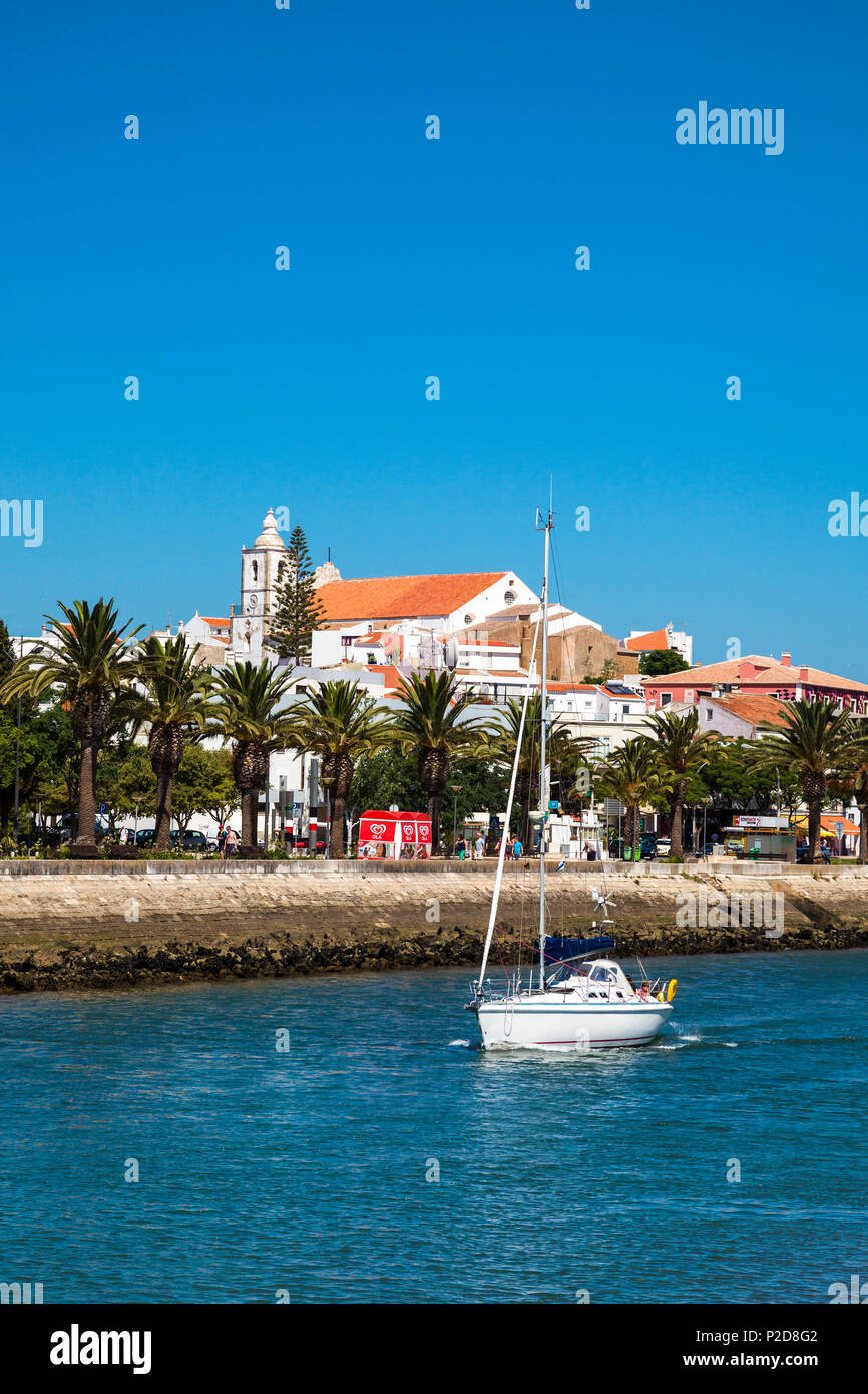 Promenade, Lagos, Algarve, Portugal Stockfoto