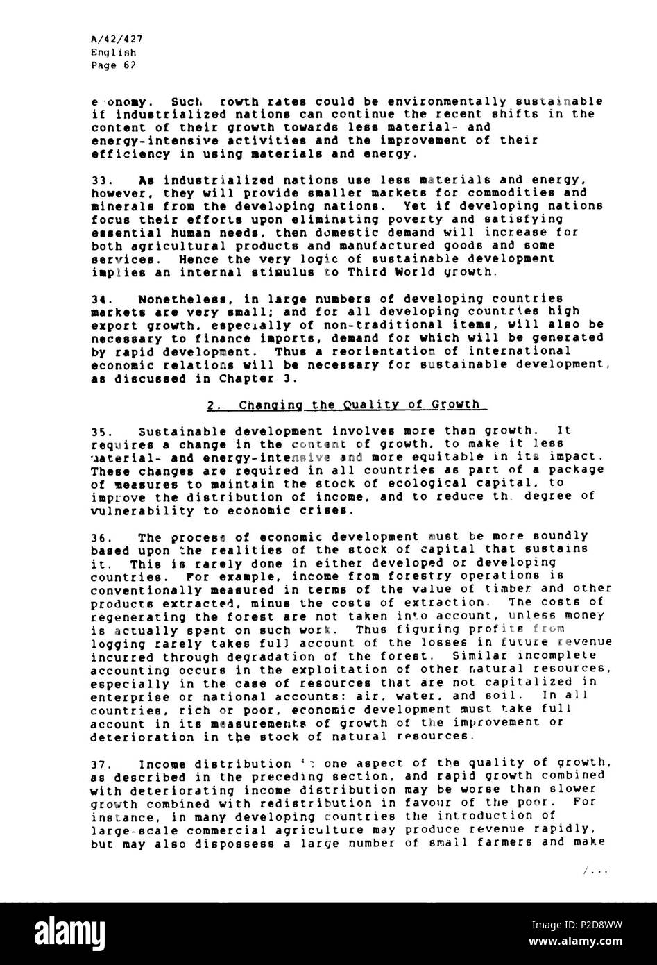 9 Brundtland En-061 Stockfoto