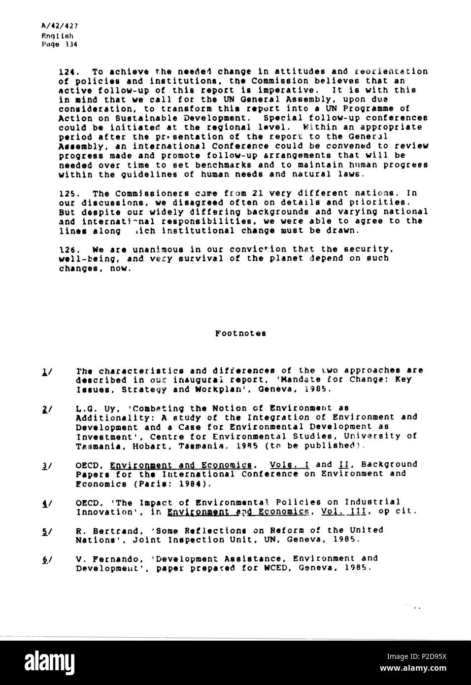 10 Brundtland En-277 Stockfoto