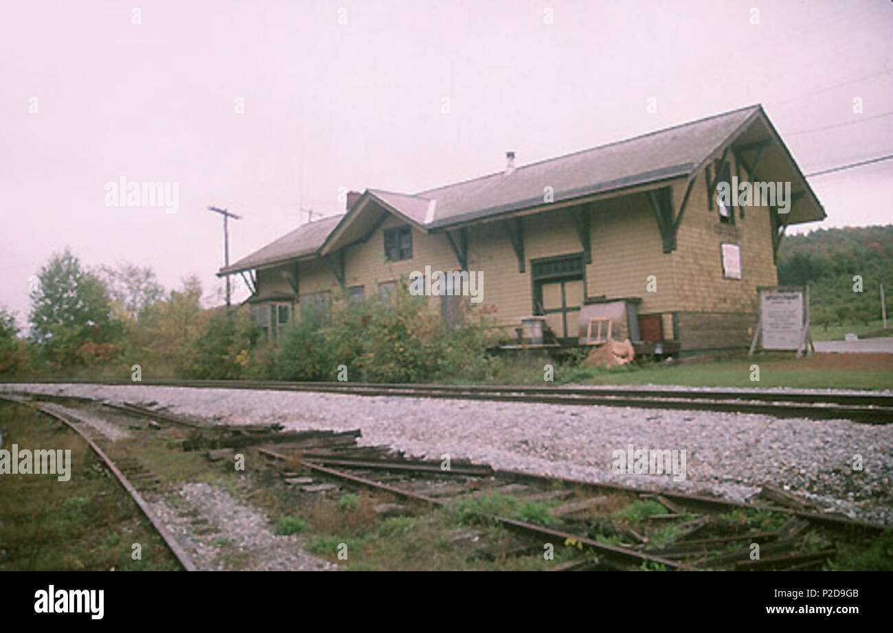 . Deutsch Das ehemalige Castleton Station im September 1994, vor 16