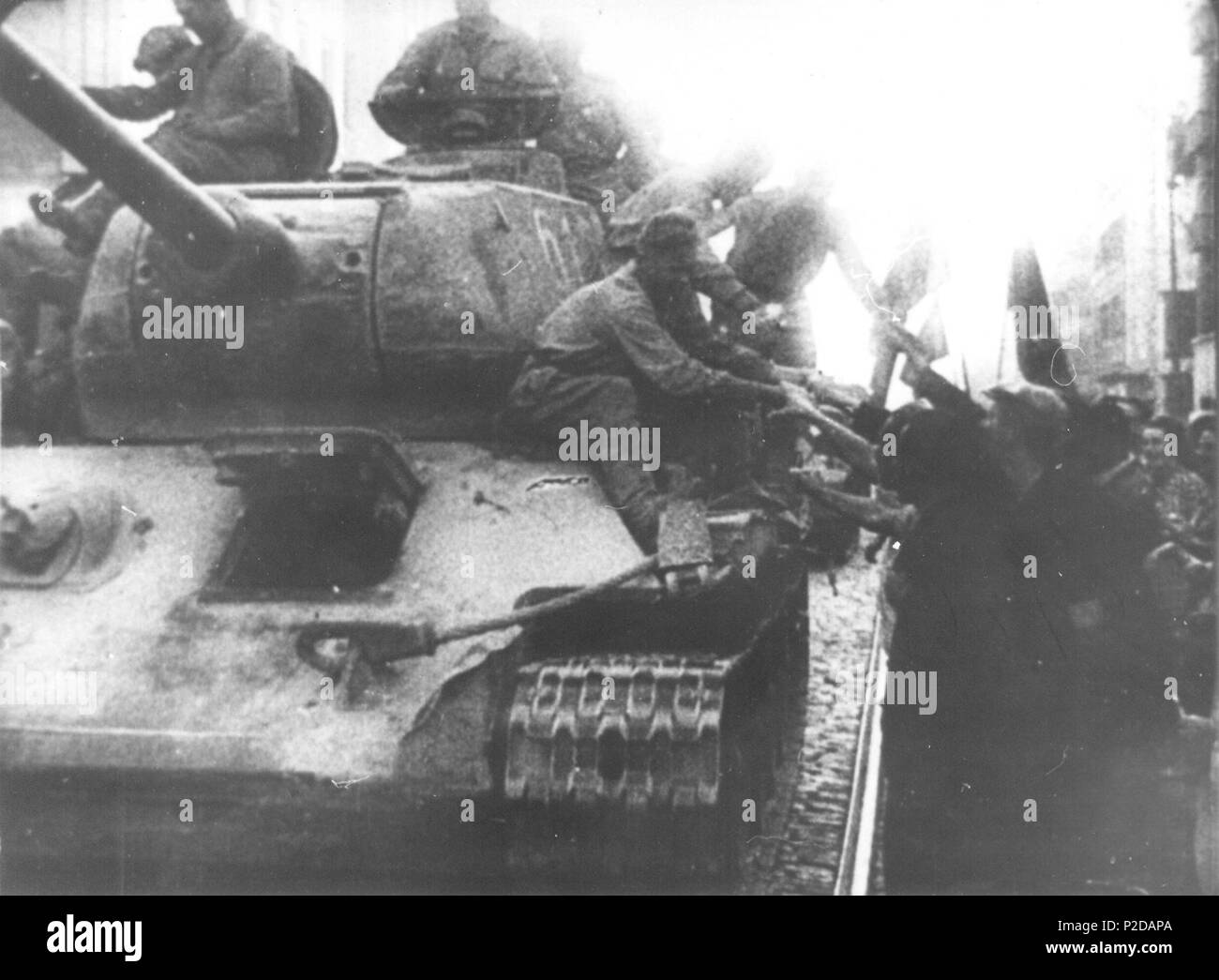 16 Doček Terazijama crvenoarmejaca na Stockfoto