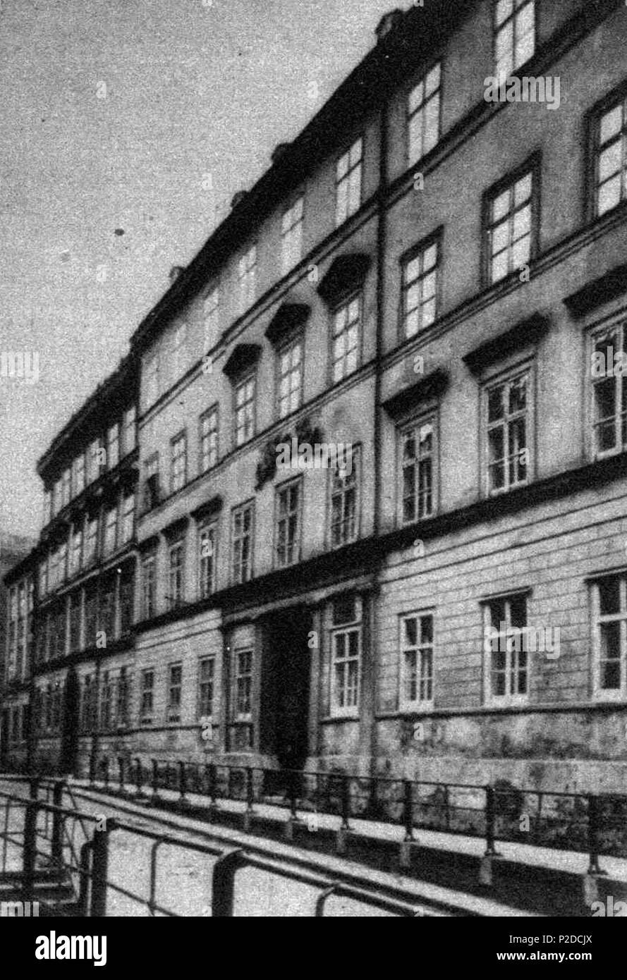 28 Johannes Brahms (1833-1897) Wien Karlsgasse 4 Stockfoto