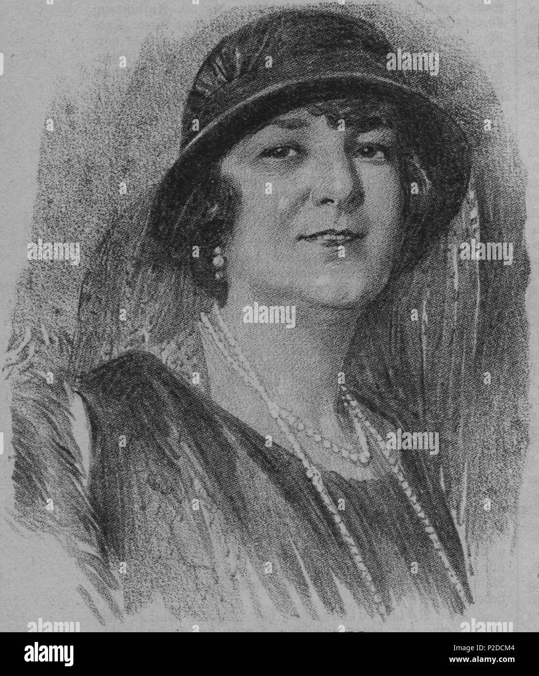 28 Josefine Kramer-Glöckner 1925 Stockfoto