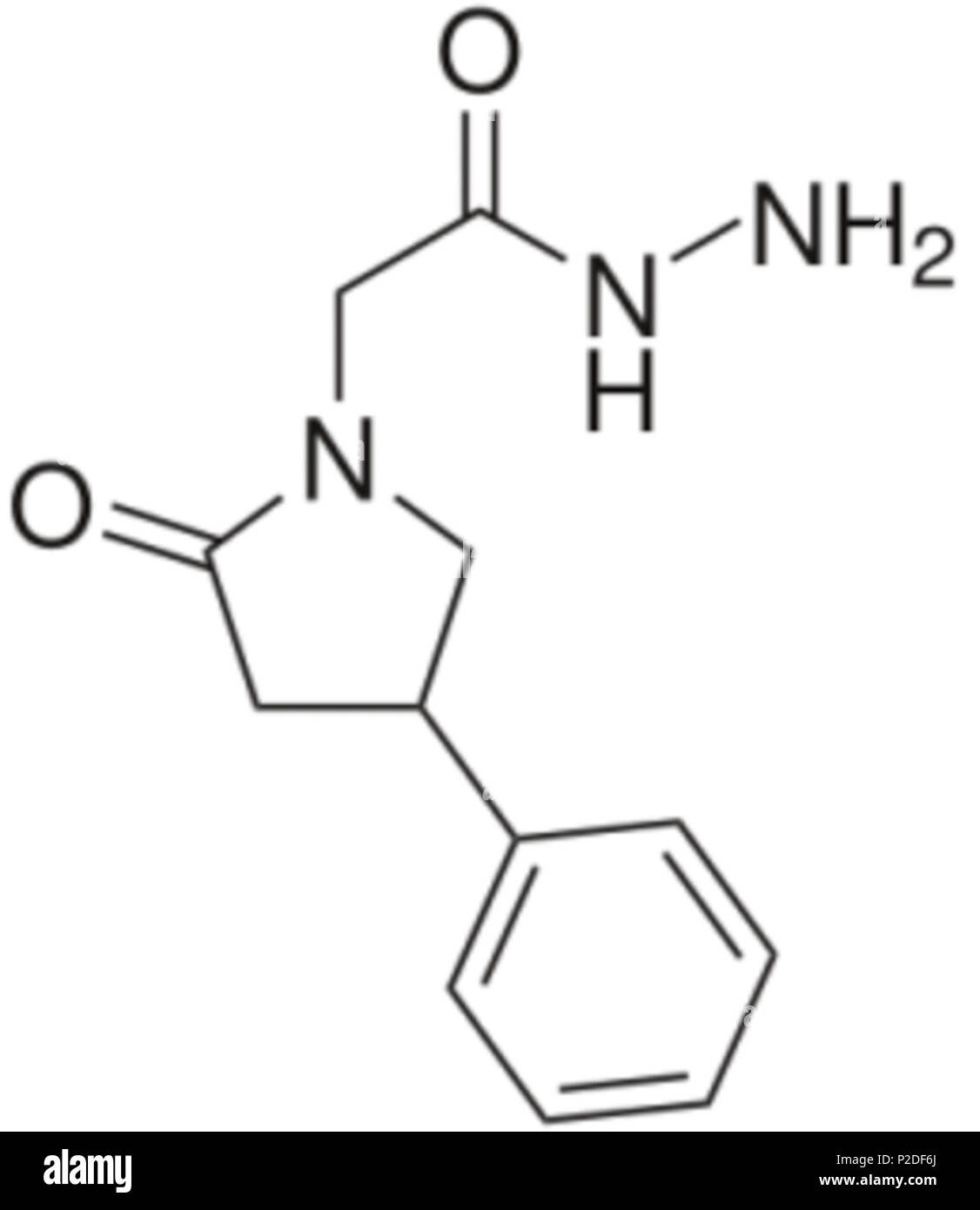 41 PhenylpiracetamHydrazide Stockfoto
