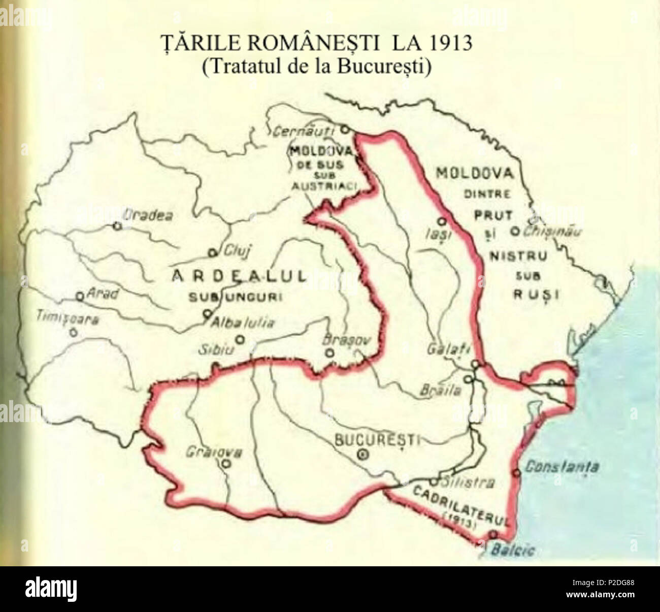 Roman Romania In Anul 1913 Dup Tratatul De La Bucure Ti Datum Unbekannt Unbekannt 49 Rumanien La 1913 Stockfotografie Alamy