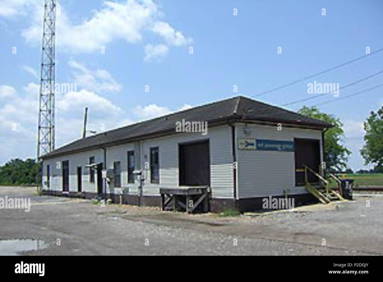 . Englisch: Schriever Station im August 2008 besucht. 9. August 2008. Hikki Nagasaki 51 Schriever Station 01. Stockfoto