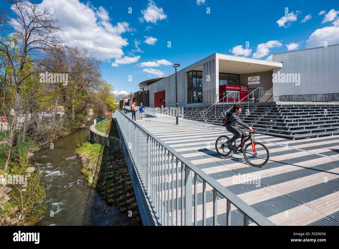 Frankreich, Hautes-Alpes, Spalt-, Abteilungs-, Alp'Arena hockey Arena, ehemaliger Brown-Ferrand Eisbahn Stockfoto