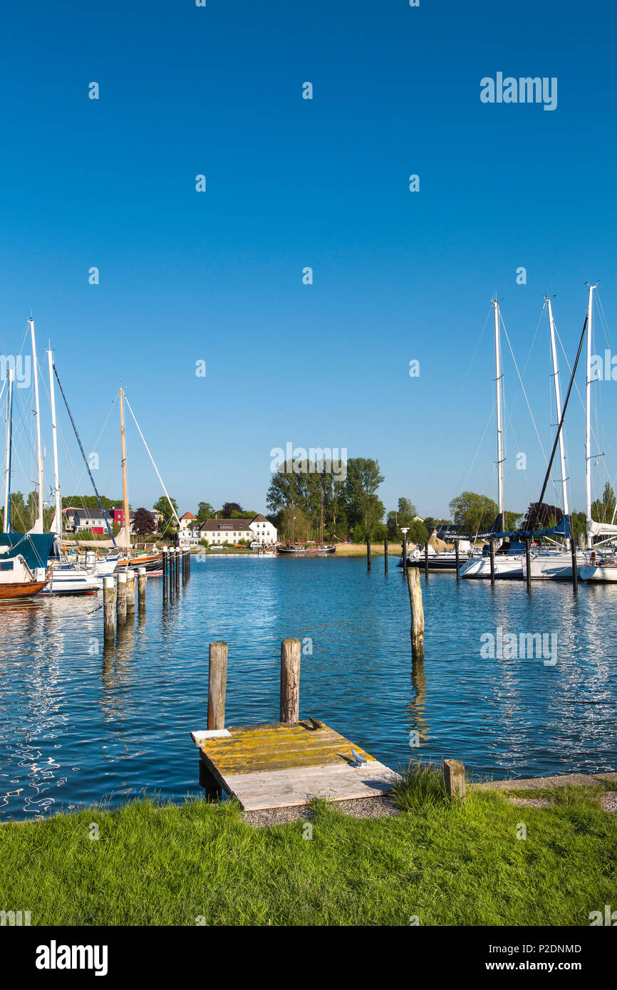 Marina, Arnis, Schlei, Ostsee, Ostseeküste, Schleswig-Holstein, Deutschland Stockfoto