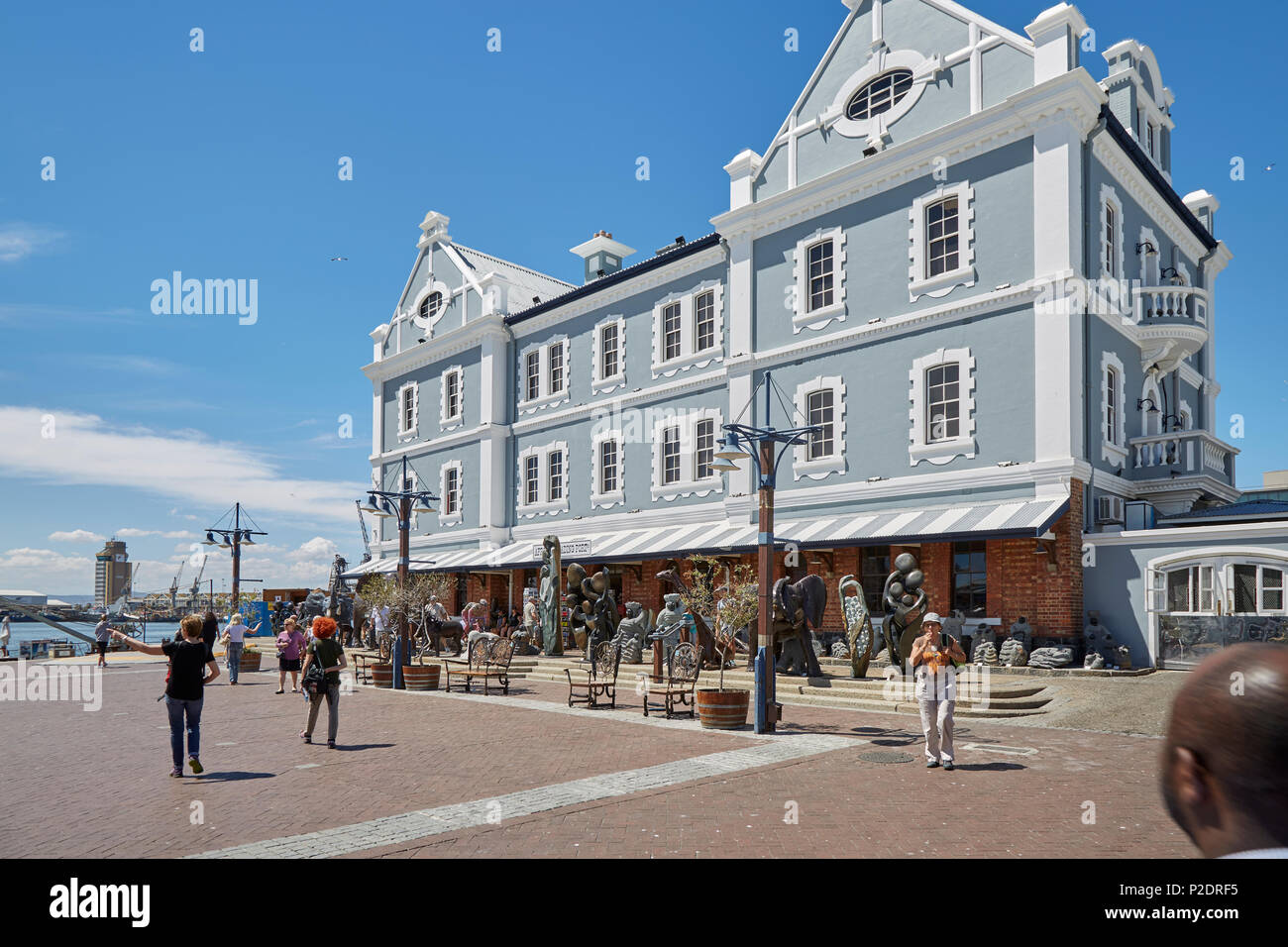 Hafen von Kapstadt shopping Stockfoto