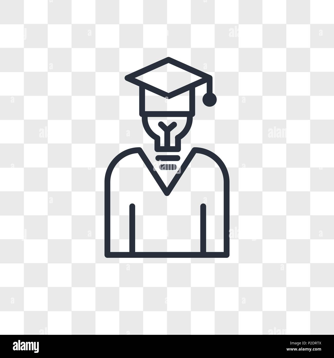 Allgemeine Kenntnisse vektor Icon auf transparentem Hintergrund isoliert, allgemeine Kenntnisse logo Konzept Stock Vektor