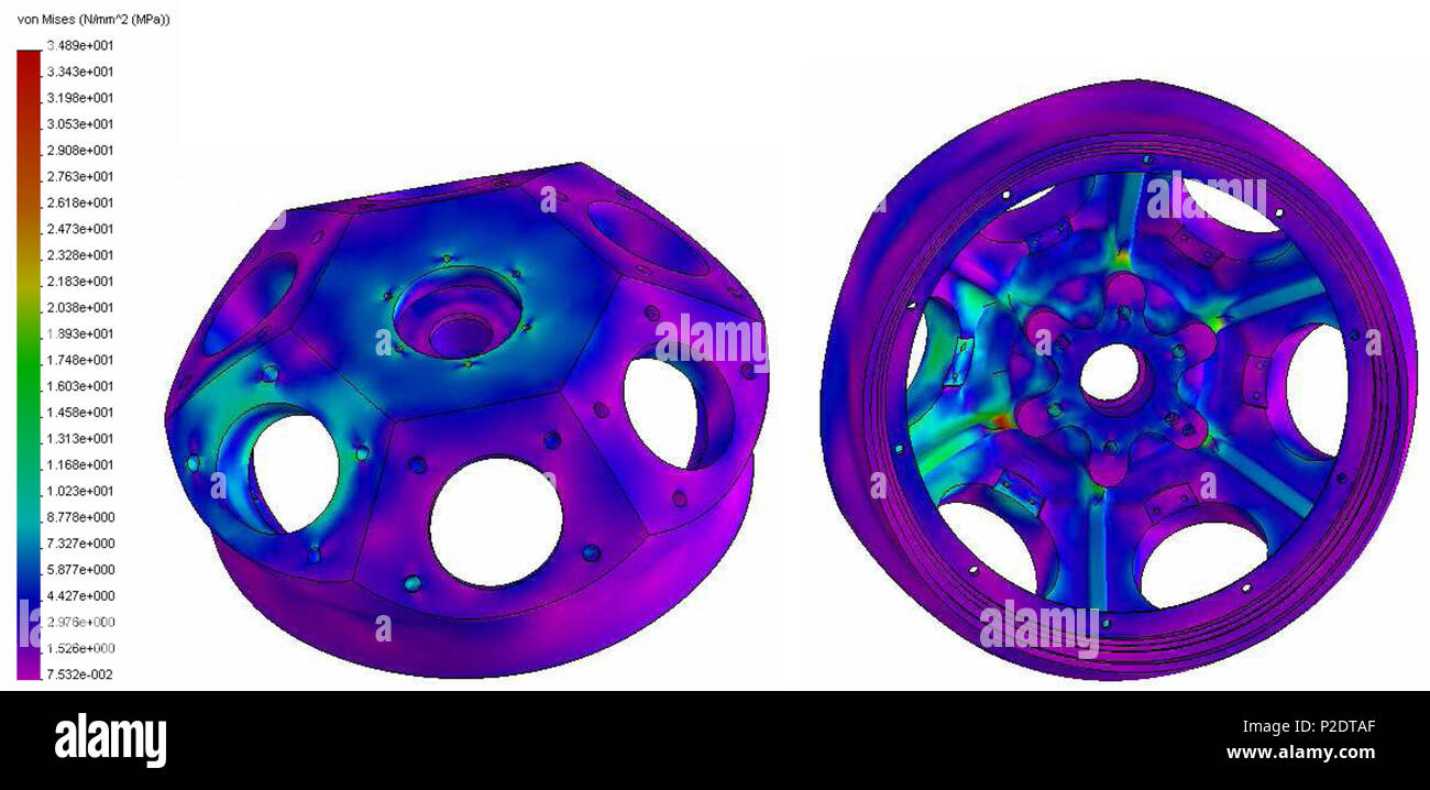 62 Tete Revolver etr 36 Elemente finis von Mises Stockfoto