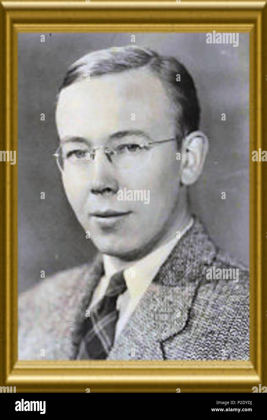 . Englisch: Bild von Donald E. Pearson. Nicht veröffentlicht. Donald E. Pearson (Life Time: 1990) 16 Donald E. Pearson Stockfoto