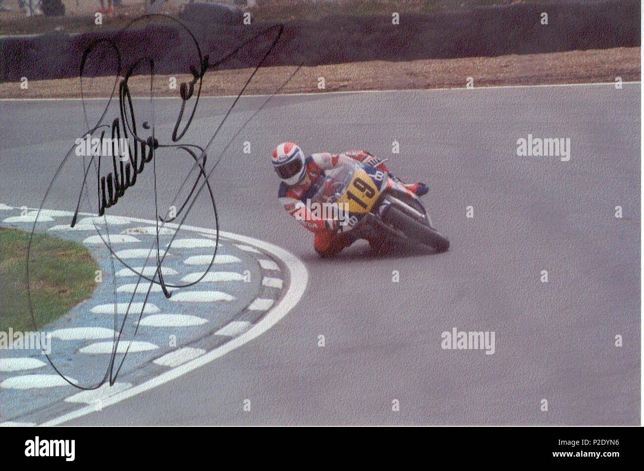 . Freddie Spencer in Brands Hatch in Großbritannien. 8. November 2005 23:10; 01:52, 11. Januar 2009. en: Benutzer: Gary Watson; en: Benutzer: Jbarta 21 Fredspencer Stockfoto