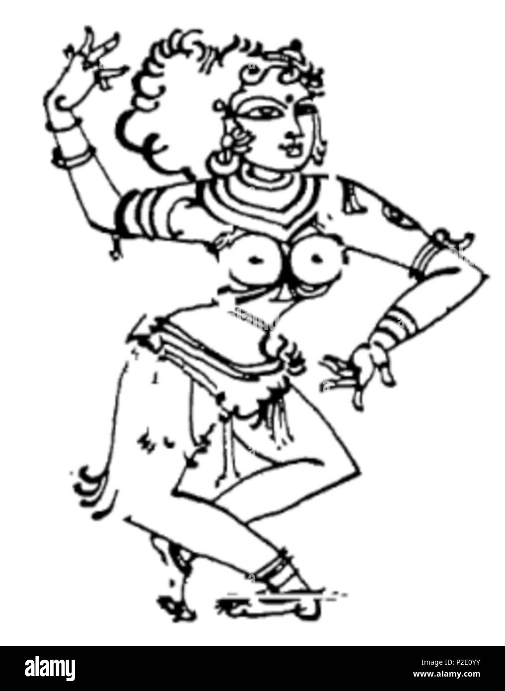 39 Seite 65 Bild 1 Shiva Tandavam Stockfoto