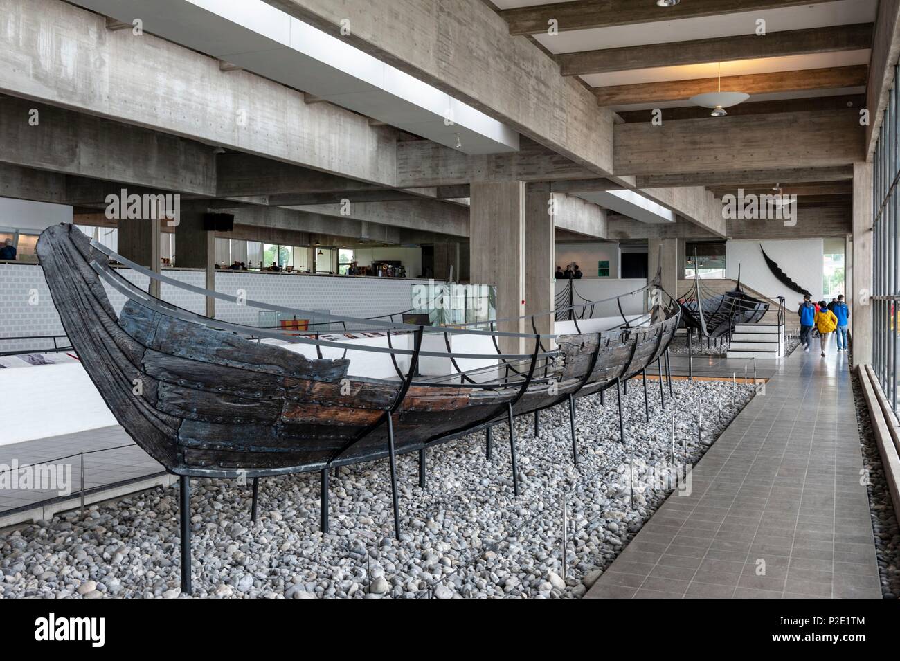 Dänemark, Seeland, Roskilde, Viking Ship Museum Stockfoto