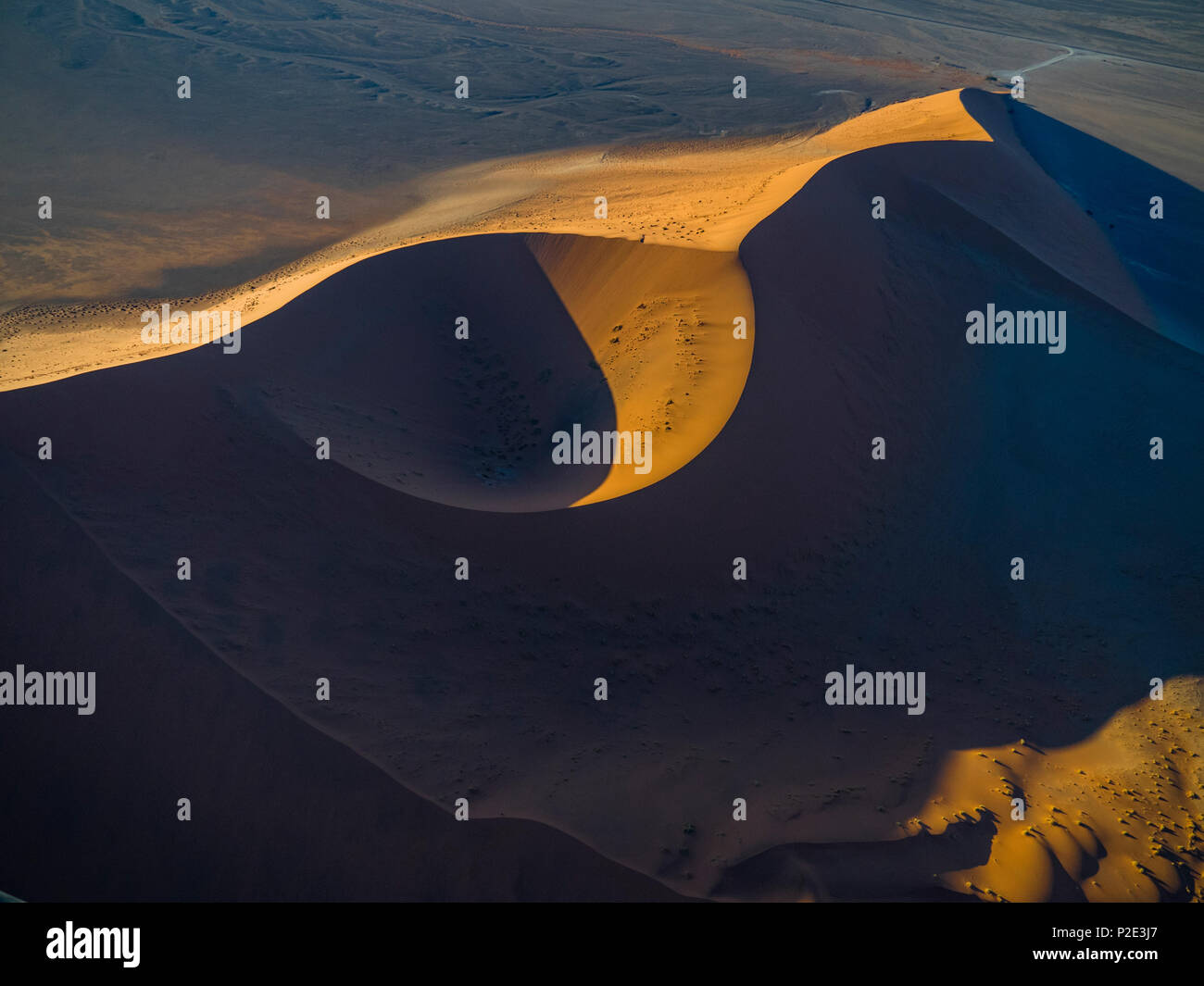 Big Daddy Kraters bei Sonnenuntergang Stockfoto