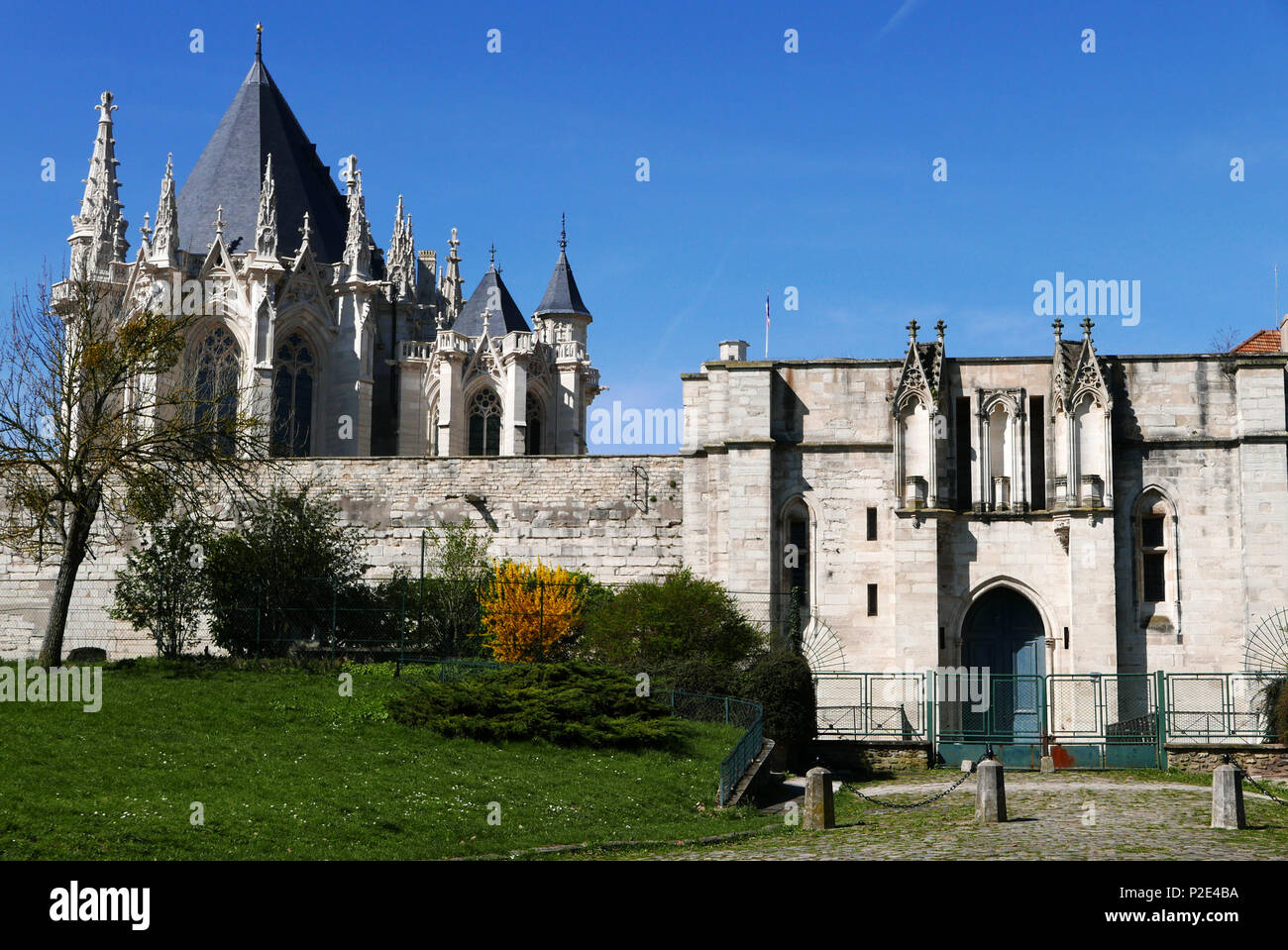 Chateau de Vincennes der Sainte Chapelle Vincennes, in der Nähe von Paris, Val-de-Marne, Ile-de-France, Frankreich, Europa Stockfoto