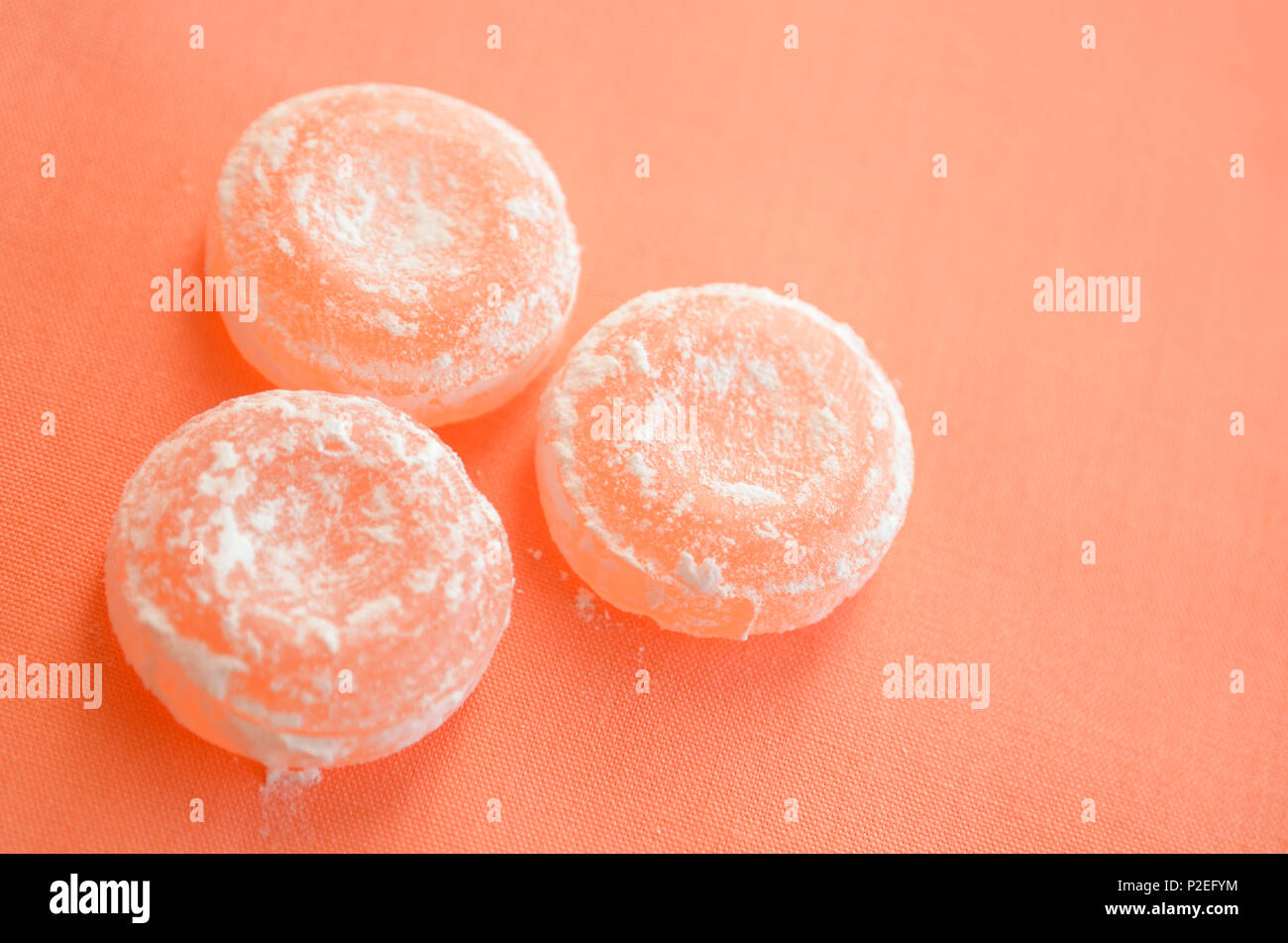 Harte süsse bonbons Stockfoto