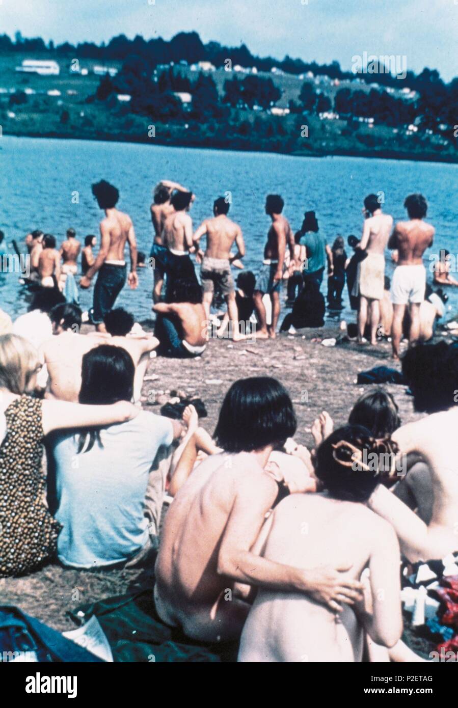 Woodstock Festival, Nation Revisted. 1969. Stockfoto