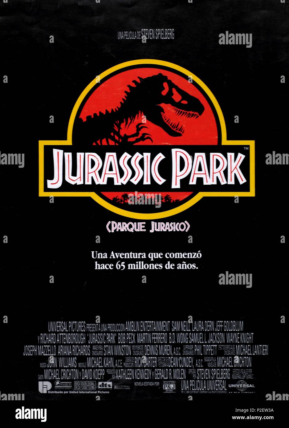 Original Filmtitel: Jurassic Park. Englischer Titel: Jurassic Park. Regisseur: Steven Spielberg. Jahr: 1993. Credit: AMBLIN/Universal/Album Stockfoto