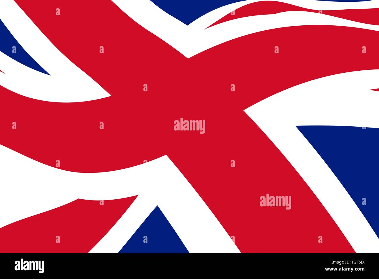 Winkende Großbritannien Flagge. Großbritannien Hintergrundbild Stock Vektor