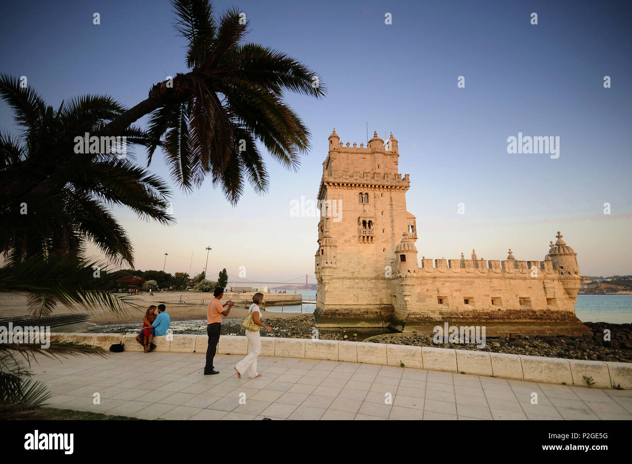 Torre de Belem, Lissabon, Portugal Stockfoto