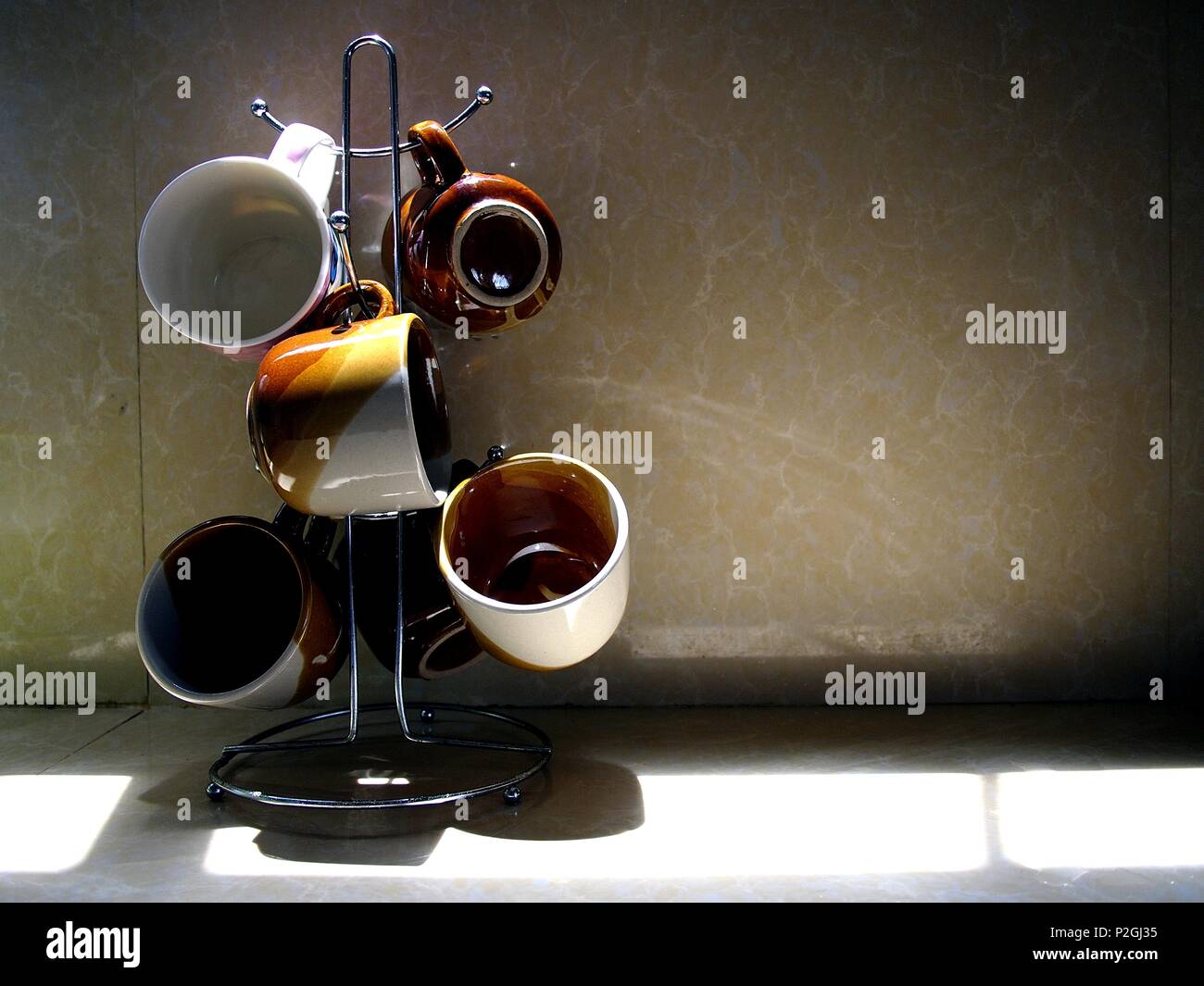 Foto von Kaffeetassen Stockfoto