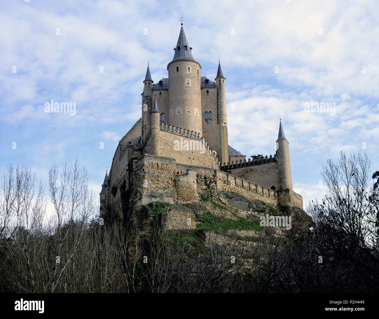 Alcázar, Segovia, Provincia de España, en la Comunidad Autónoma de Castilla y León. Stockfoto