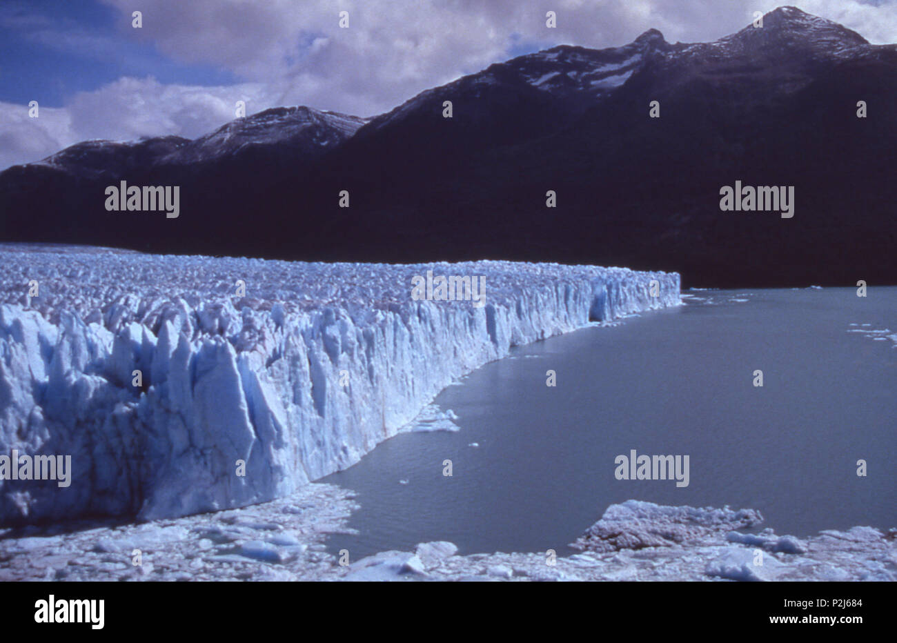 Der Gletscher Perito Moreno, Lago Argentino, Patagonien, Argentinien 1997 Stockfoto