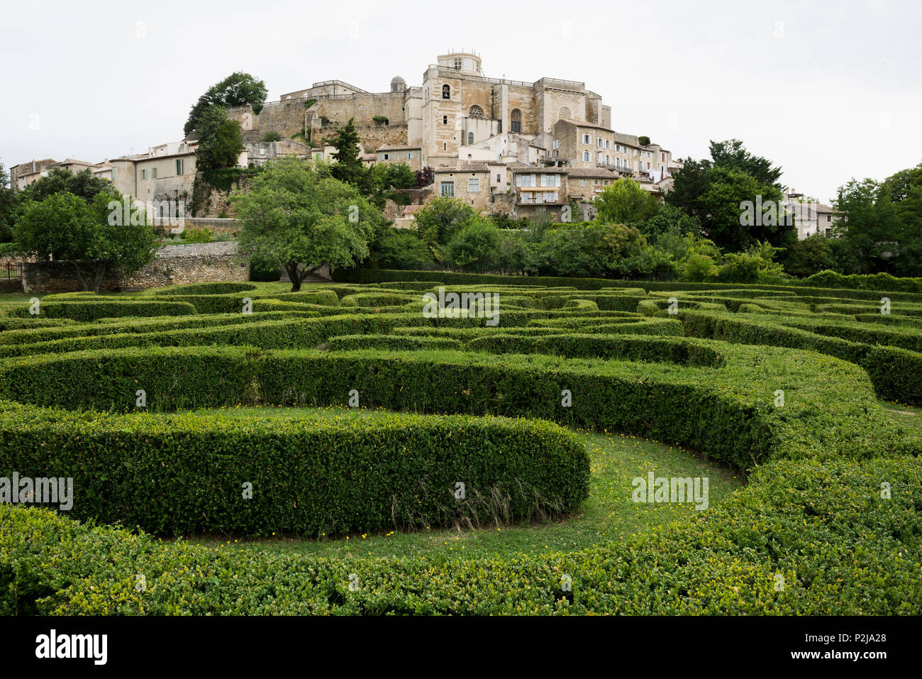 Grignan, Departement Drome, Region Alpendorf, Provence, Frankreich Stockfoto