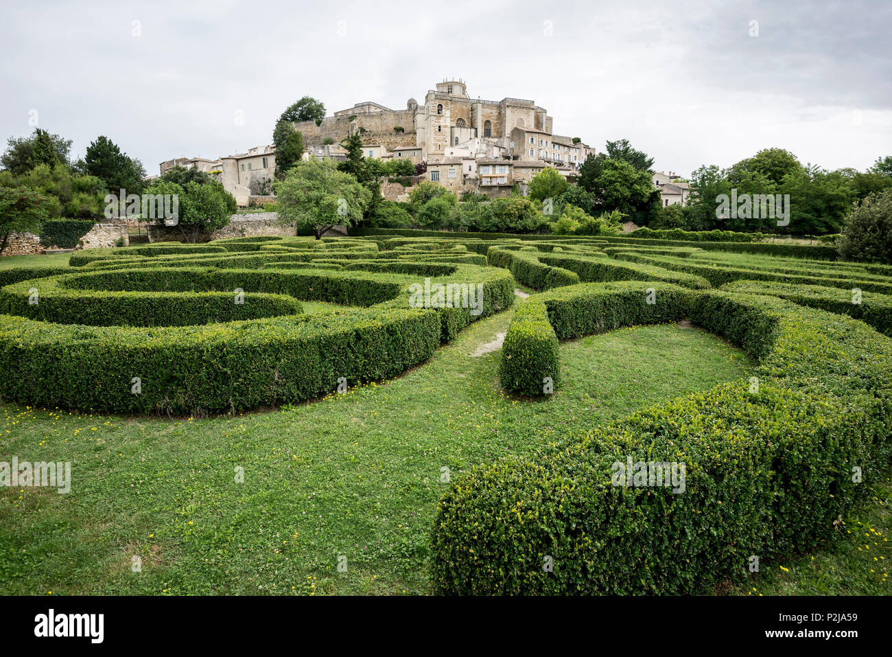 Grignan, Departement Drome, Region Alpendorf, Provence, Frankreich Stockfoto