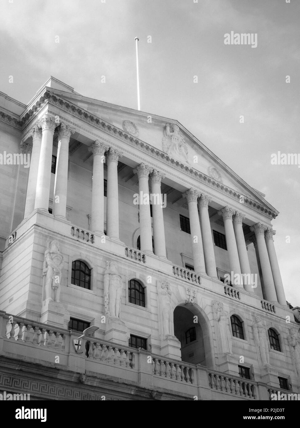 Bank von England, UK Central Bank, City of London, London, England, UK, GB. Stockfoto