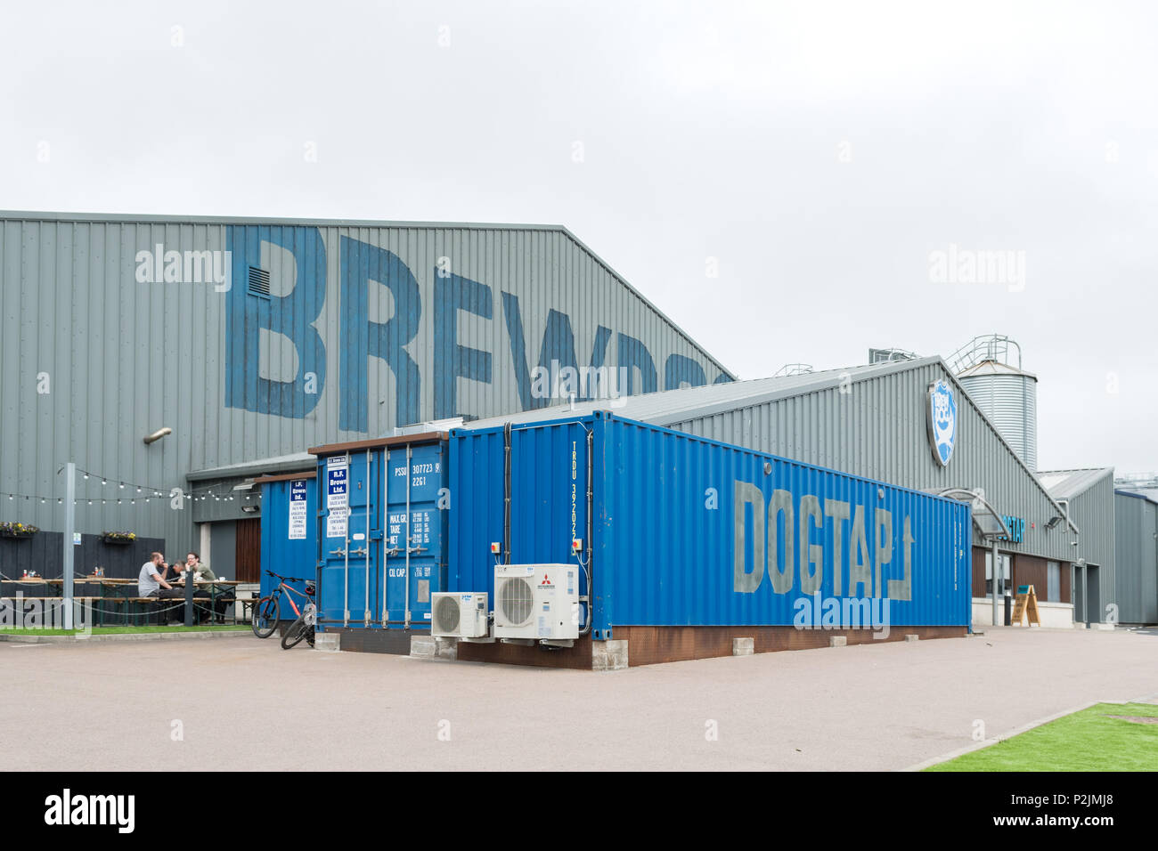 BrewDog Brauerei und DogTap, Newburgh, Aberdeenshire, Schottland, Großbritannien Stockfoto