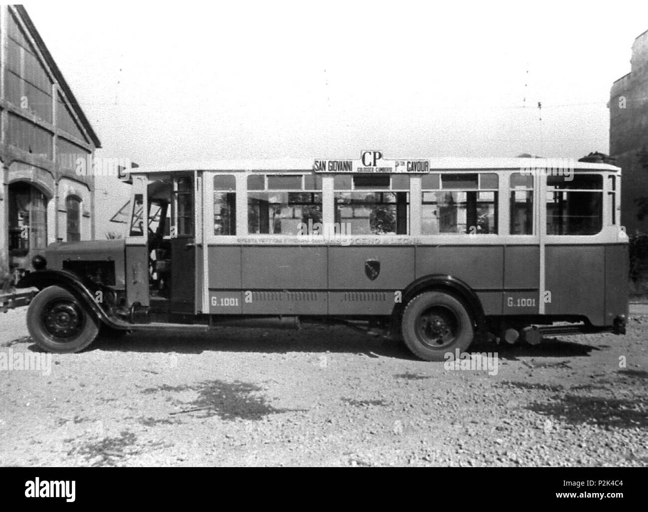 . Italiano: Lancia Delta Omicron G. 1001, prima vettura eine gasogeno di Roma. 20. September 2015. Unbekannt 46 Lancia Delta omicron g2 Stockfoto