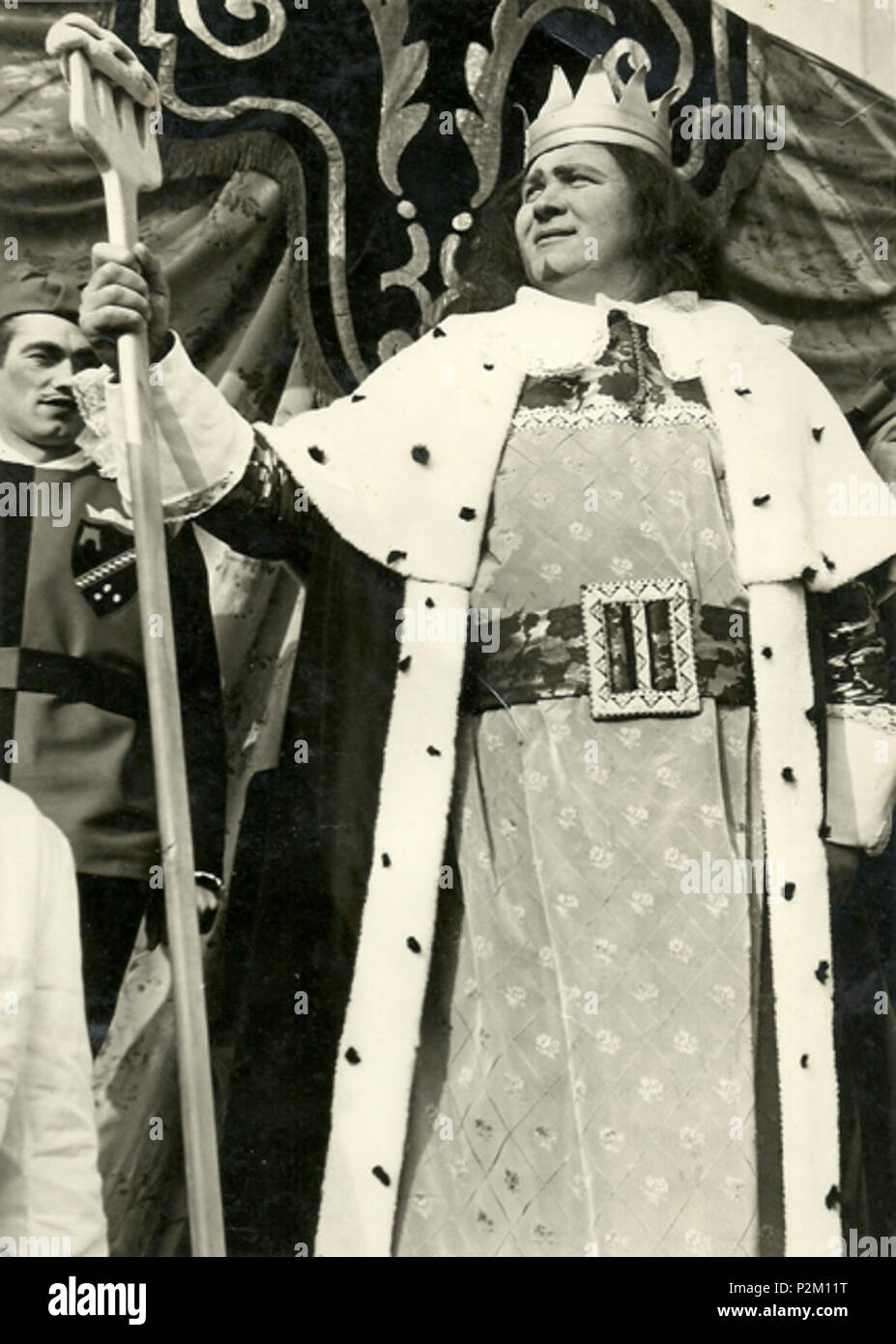 . Italiano: Re Gnocco, Carnevale 7 Febbraio 1964. Vom 7. Februar 1964. Unbekannt 75 Re gnocco 1964 Stockfoto