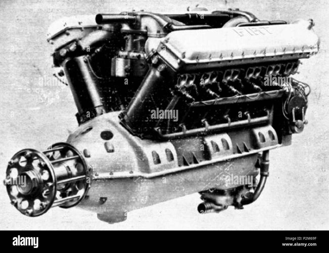 . Englisch: Fiat A.20 Aircraft Engine. 16. November 2012. Unbekannt 58 Motore FIAT A.20 Stockfoto